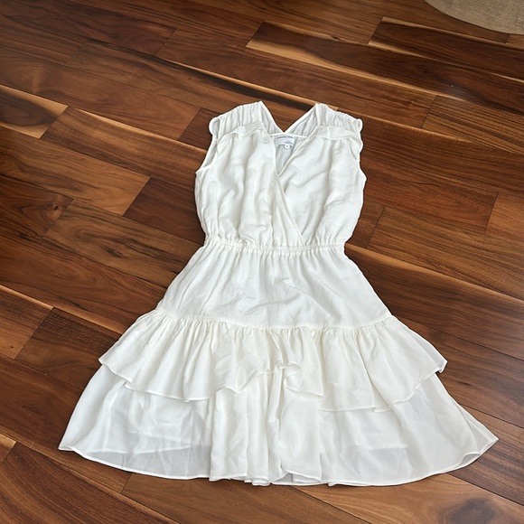 DESIGNERS REMIX GIRLS ELIZA RUFFLE DRESS CREAM SIZE 16 - Picture 2 of 8